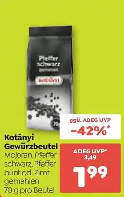 ADEG Kotányi Gewürzbeutel Angebot