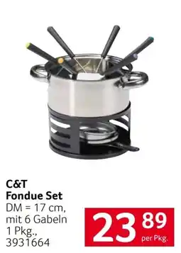 Transgourmet C&T Fondue Set Angebot