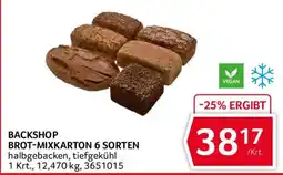 Transgourmet Backshop Brot-Mixkarton 6 Sorten Angebot