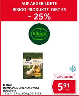 Transgourmet Bibigo Dumplings Chicken & Vegi Angebot
