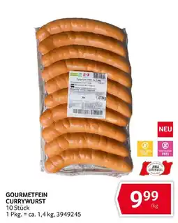 Transgourmet Gourmetfein Currywurst Angebot