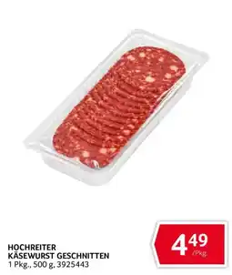 Transgourmet Hochreiter Käsewurst geschnitten Angebot