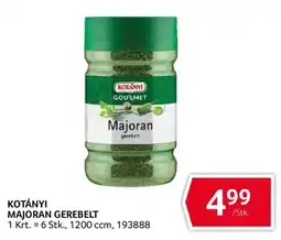 Transgourmet Kotányi Majoran gerebelt Angebot
