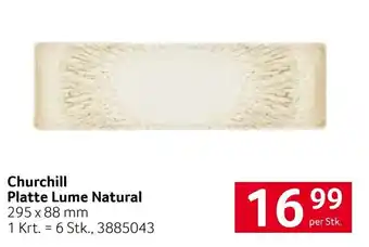 Churchill Platte Lume Natural