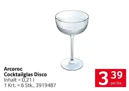 Transgourmet Arcoroc Cocktailglas Disco Angebot