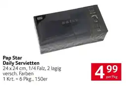 Transgourmet Pap Star Daily Servietten Angebot