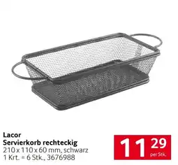 Transgourmet Lacor Servierkorb rechteckig Angebot