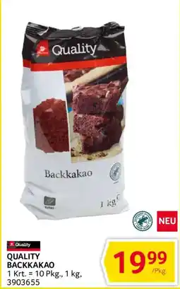 Transgourmet Quality Backkakao Angebot