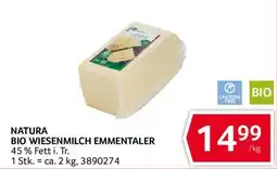 Transgourmet Natura Bio Wiesenmilch Emmentaler Angebot