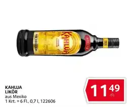 Transgourmet Kahlua Likör Angebot
