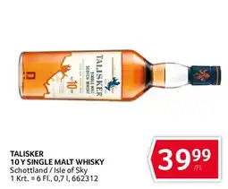 Transgourmet Talisker 10 Y Single Malt Whisky Angebot
