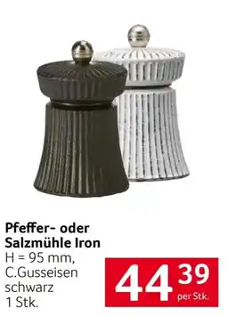 Transgourmet Pfeffer- oder Salzmühle Iron Angebot