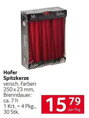 Hofer Spitzkerze