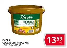 Transgourmet Knorr Goldaugen Rindsuppe Angebot