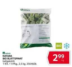 Transgourmet Natura Bio Blattspinat Angebot