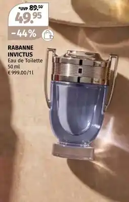 Müller Rabanne Invictus Eau de Toilette Angebot