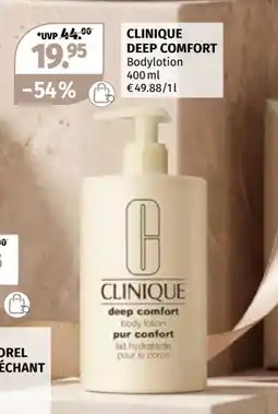 Müller Clinique deep comfort body lotion Angebot
