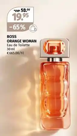 Müller Boss Orange Woman Eau de Toilette Angebot