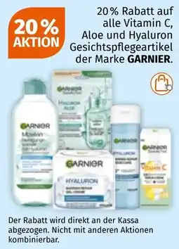 Müller Garnier Gesichtspflegeartikel Angebot