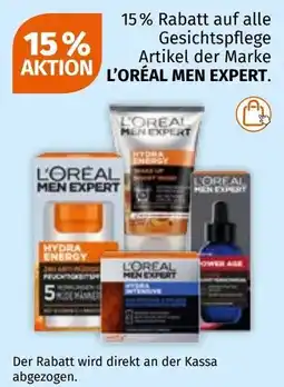 Müller L'ORÉAL MEN EXPERT Gesichtspflege Angebot
