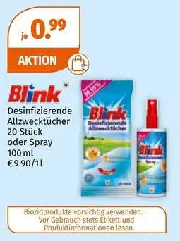 Müller Blink Desinfizierende Allzwecktücher Angebot