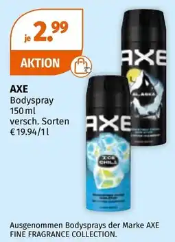 Müller AXE Bodyspray Angebot