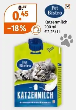 Müller Pet Bistro Katzenmilch Angebot