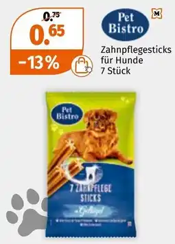 Müller Pet Bistro Zahnpflegesticks für Hunde Angebot