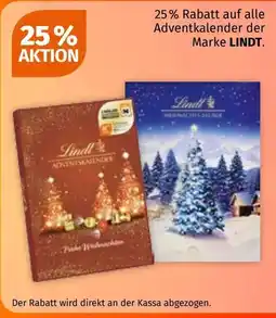 Müller Lindt Adventkalender Angebot