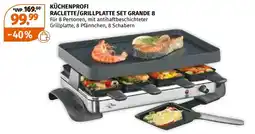 Müller Küchenprofi Raclette/Grillplatte Set Grande 8 Angebot