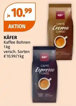 Müller Käfer Kaffee Bohnen Angebot