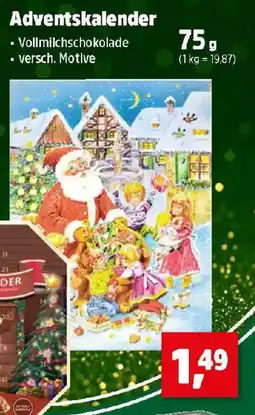 Thomas Philipps Adventskalender Vollmilchschokolade Angebot