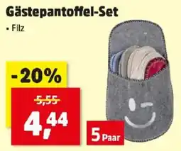 Thomas Philipps Gästepantoffel-Set Filz Angebot