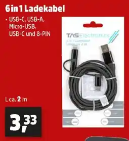 Thomas Philipps TAS Electronics 6in1 Ladekabel Angebot