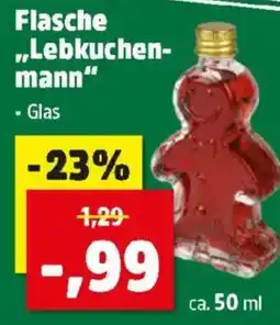 Thomas Philipps Flasche „Lebkuchenmann“ Angebot