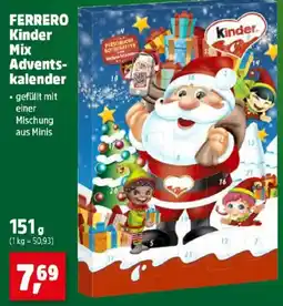 Thomas Philipps Ferrero Kinder Mix Adventskalender Angebot