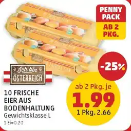PENNY Frische Eier aus Bodenhaltung Angebot