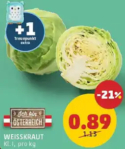 PENNY Weisskraut Angebot