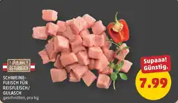 PENNY Schweinefleisch für Reisfleisch/Gulasch Angebot