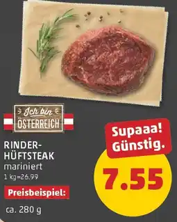 PENNY Rinder-Hüftsteak Angebot