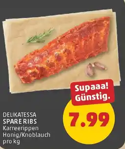 PENNY Delikatessa Spare Ribs Angebot