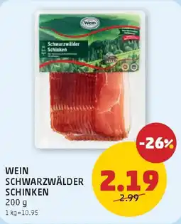 PENNY Wein Schwarzwälder Schinken Angebot