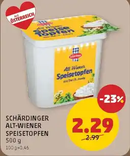 PENNY Schärdinger Alt-Wiener Speisetopfen Angebot