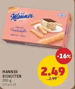 PENNY Manner Biskotten Angebot