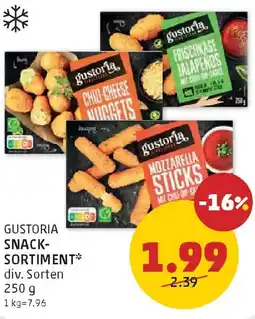 PENNY Gustoria Snack-Sortiment Angebot