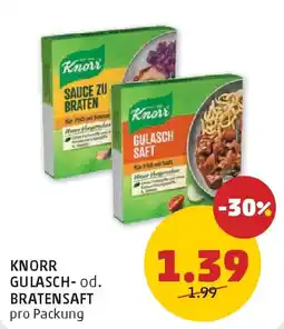 PENNY Knorr Gulasch- od. Bratensaft Angebot