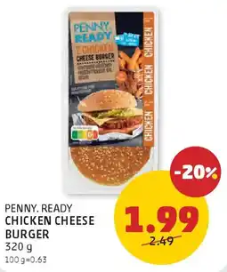 PENNY Penny. Ready Chicken Cheese Burger Angebot
