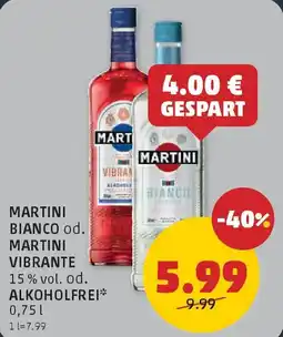 PENNY Martini Bianco od. Martini Vibrante Angebot