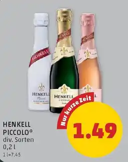 PENNY Henkell Piccolo Angebot