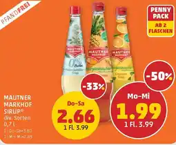 PENNY Mautner Markhof Sirup Angebot